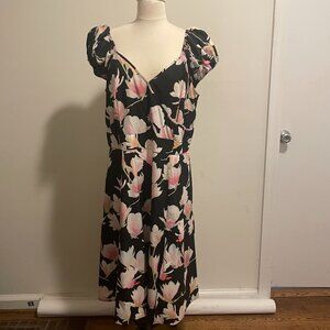 Eshakti Vintage Style Floral Dress Women's Size 18W